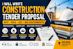 write construction tender proposal, rfp req eoi bid document