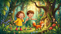 draw children book illustration and storybook cover