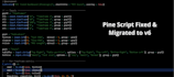 fix your pine script errors and migrate your tradingview script to v6