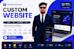 create a custom responsive website using HTML CSS javascript PHP
