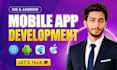 do mobile app development android and ios app creation as flutter app developer