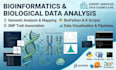 perform bioinformatics, genomic data analysis, and snp mapping in python and r