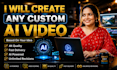 create any custom ai video based on your idea with cinematic quality