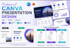 design professional canva presentation slides