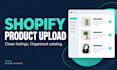 upload and organize products in your shopify store