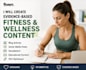 create evidence based fitness content