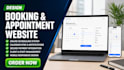 design a wordpress booking website for service business