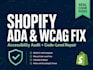 audit and fix ada wcag accessibility issues on your shopify store