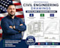 provide civil engineering drawings, site plans and grading design