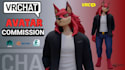 do realistic 3d furry model, vrchat avatar, nsfw vtuber model, animaze vrm