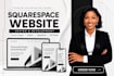 build squarespace real estate website design and squarespace website development
