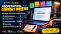 write SEO blogs, social media content and engaging scripts