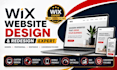 design a modern wix website and wix studio website