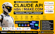 claude API n8n make com jarvis ai voice agent knowledge base animated ai landing