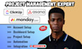 setup monday CRM clickup project management  monday workflow automation asana