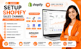 setup shopify sales channel ebay tiktok meta shop simprosys matrixify gmb amazon