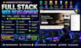 develop and deploy a full stack website in java python node js
