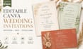 design an elegant editable canva wedding invitation template