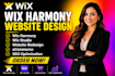 design or redesign your wix harmony website with wix studio