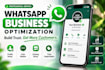 set up your whatsapp business professionally