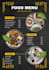 design professional restaurant menu food menu