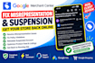 fix google merchant center suspension and misrepresentation