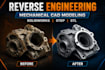 reverse engineer mechanical parts and create accurate 3d cad models