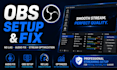 fix and optimize obs studio for streaming