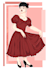 create a stylized full body character illustration