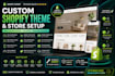 build a custom shopify store with custom theme and animations