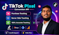 setup tiktok pixel, tiktok conversion API and event tracking by GTM