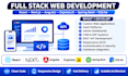 develop full stack web app expressjs angular sqlite nextjs react spring boot