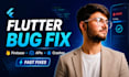 fix flutter app bugs firebase issues crashes and API errors
