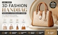 do 3d fashion handbag models and renders