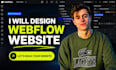 redesign webflow website design webflow website landing pag webflow developer