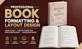 kdp book formatting, design printable ebook, journal, children book cover resize