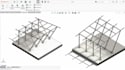 design solar panel aluminum extrusion frame, mouting rail bracket cad