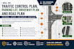 do traffic control plan, parking lot, driveway plan and road plan