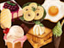 custom digital food illustration for restaurant menu
