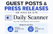publish guest post article on daily scanner