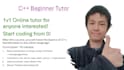 give tutor lessons for beginner c learners