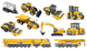 create industrial vehicles 3d models
