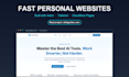build astro tailwind personal website