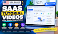 create a professional screencast tutorial video for your saas or software