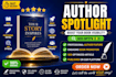 write an engaging author spotlight and book promotion