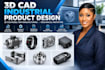 3d industrial product design mechanical prototype 3d cad model for manufacturing
