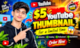 design professional youtube thumbnails and SEO titles