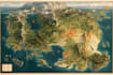 draw a fantasy map illustration