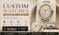 design and build a custom handmade watch