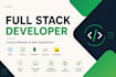 do custom website development and web apps as  a full stack developer